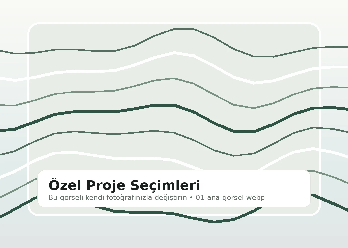Özel proje doğal taş seçimi