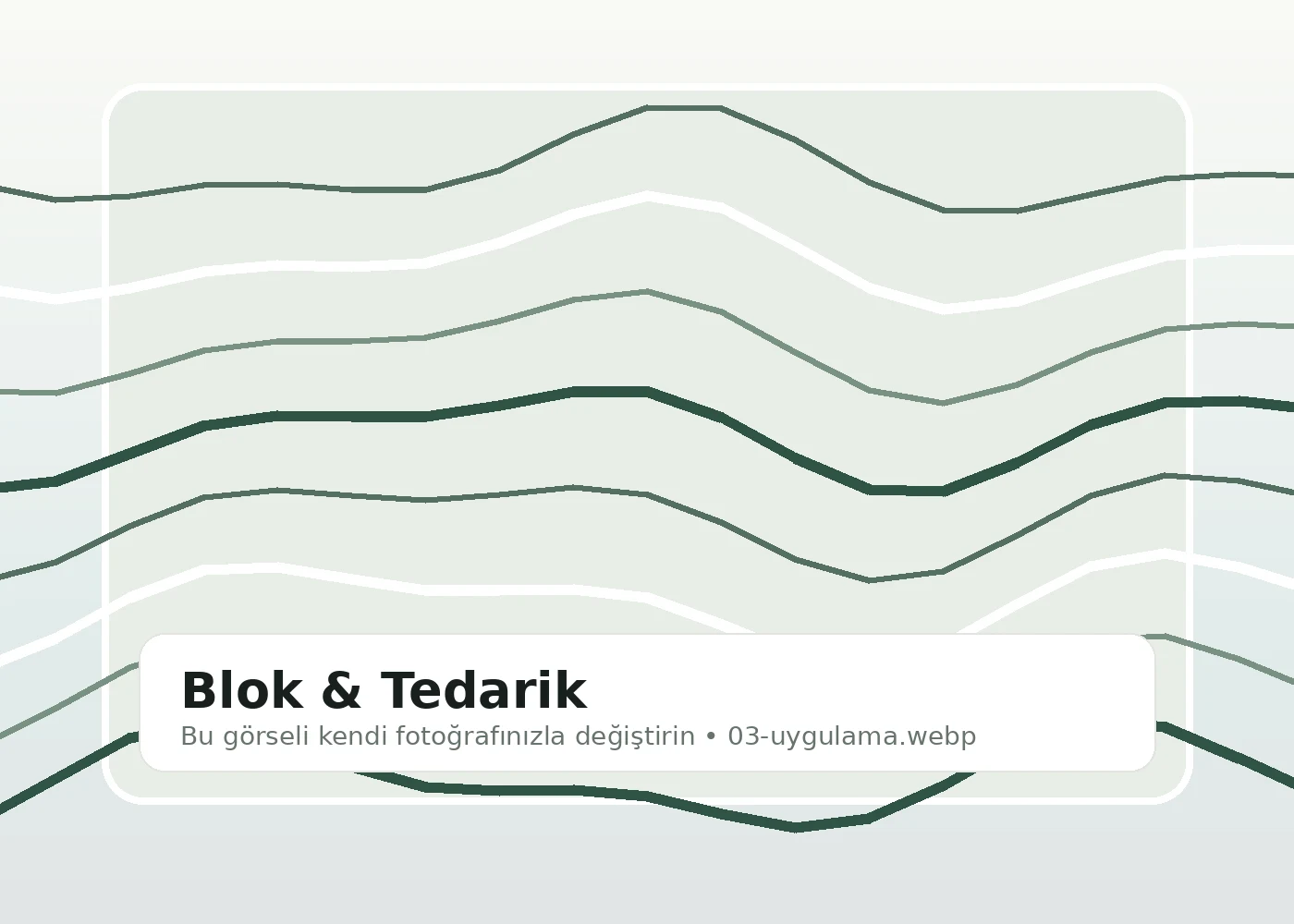 Blok tedarik uygulama