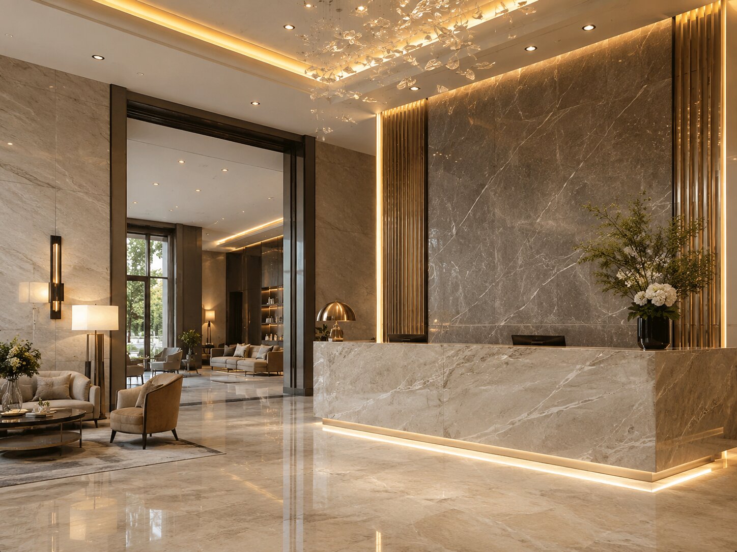 Otel lobi detay